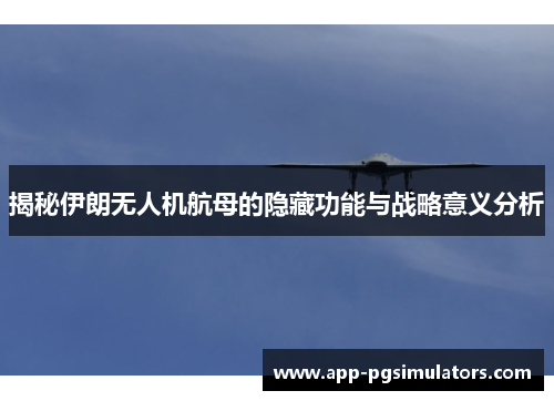 揭秘伊朗无人机航母的隐藏功能与战略意义分析