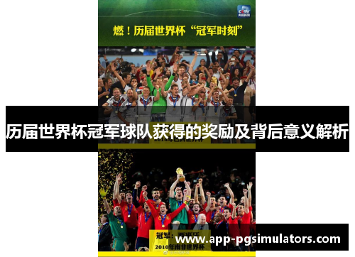 历届世界杯冠军球队获得的奖励及背后意义解析