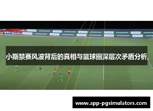 小斯禁赛风波背后的真相与篮球圈深层次矛盾分析